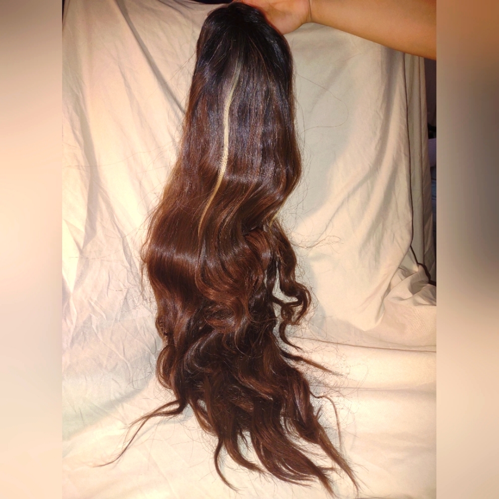 Beautiful brunette wig